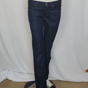 7 For All Mankind Straightleg Blue Denim Jeans
